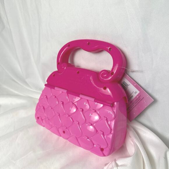 Fantasy Girls Purse Toy Dress-Up Pretend Glam Fashion Pink Flashing Lights - Picture 8 of 10